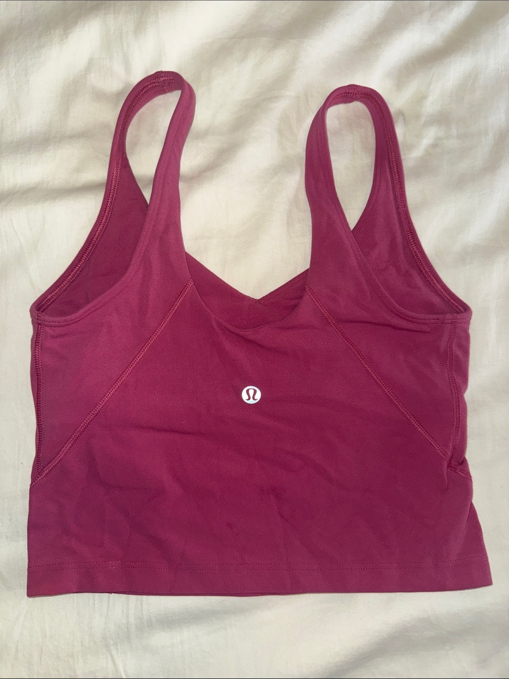 lululemon athletica Plum Scoop-Neck Sports Bra Tank. Size 4